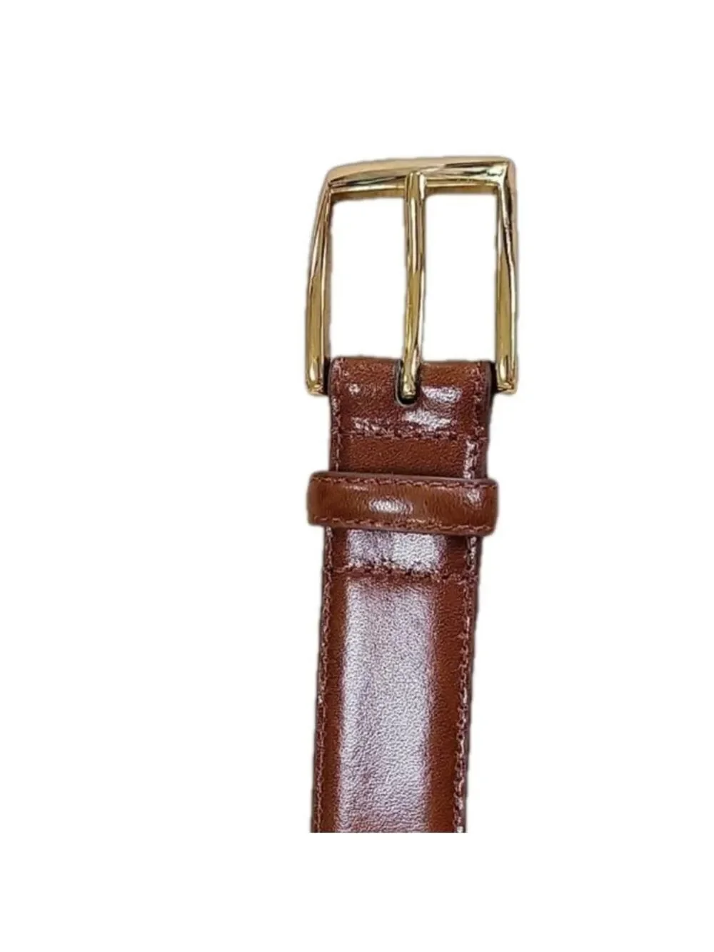 Jos. A. Bank Glazed Leather Belt - Long 44